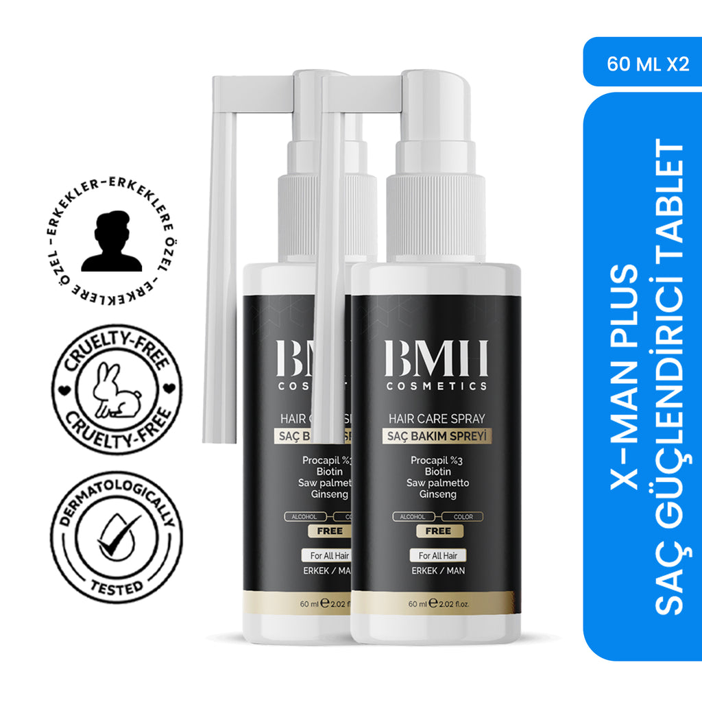 BMH Saç Bakım Spreyi 60x2 Ml ( Procapil %3 + Biotin + Saw palmetto + Ginseng )