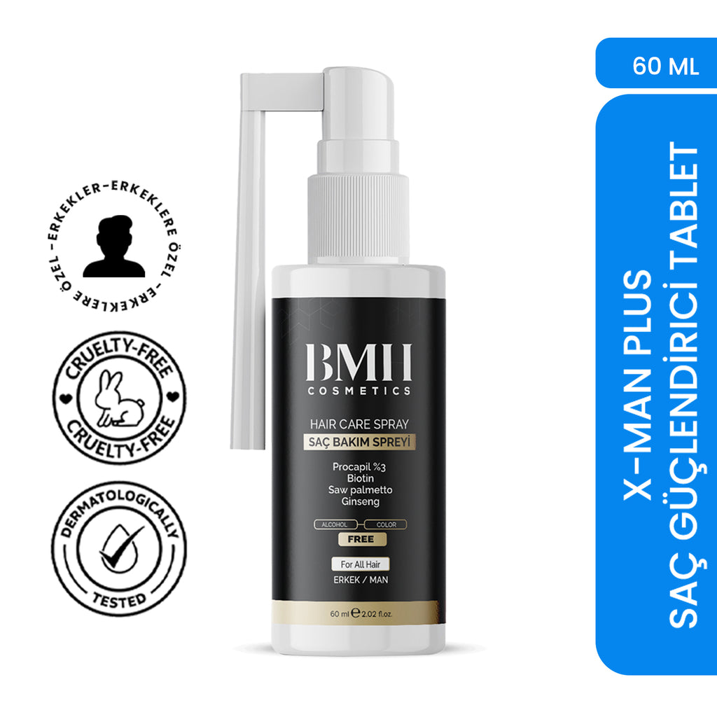 BMH Saç Bakım Spreyi 60 Ml ( Procapil %3 + Biotin + Saw palmetto + Ginseng )