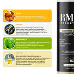 BMH5+ Erkek Saç Dökülme Karşıtı | Biotin | Keratin | Procapil | Saw Palmetto | Ginseng | Şampuan X 2 Adet
